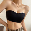 4PCS Women Strapless Bra Seamless Tube Tops Breathable Wireless Wedding Brassiere Push Up Bras Sexy Female Lingerie Invisible