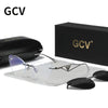 GCV Brand new Women 2 In 1 Polarized Sunglasses Anti blue light glasses butterfly frame multifunctional Medical applicability