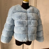 Damenmode Kunstpelzmantel superheiß Herbst Winter Damen kurze Kunstfuchsjacke flauschig hohe Qualität 7XL Damen Pelzmäntel