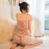 Sexy Pajamas Women's Lace Slip Dress Loose Dresses Nightgown Sleeping Summer Clothing Silk New Sexxy Nightie 2024 Pajama New