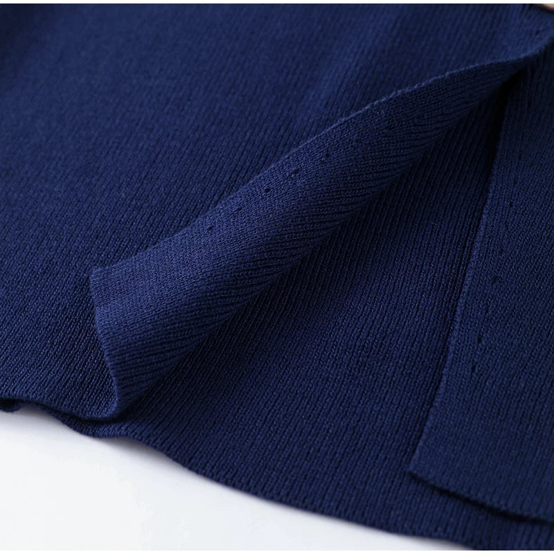 Elegant Knit Vest Suits Women Solid Single Breasted O-neck Sleeveless Slim Waistcoat Bodycon Midi Skirts 2025 Spring Lady Outfit