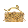 Leopard handle Luxury Gold Silver Party Evening Bag For Women Chain Clutch Handbags And Purses Mini Crossbody Shoulder Phone Bag