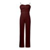 Women Jumpsuit Feather Tube Top Sexy Evening Party Jump Suits Sleeveless High-waisted Straight Playsuits Night Clubwear Overalls