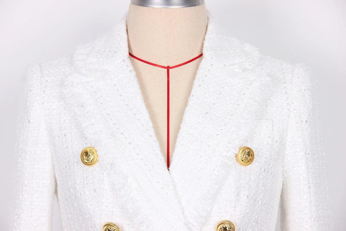 Spring And Autumn New Euro-n Celebrity Net Red High-end Women's High-end Fabric Fashion Classic Women's Blazer Jacket Fashion