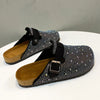Crystal Chunky Outdoors Slippers Shoes Summer Clogs Woman House Slippers Pantofle Luxury Slides Med Beach Designer Flip Flops