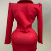 Sparkly Crystal Chains Pearls Long Sleeve Mini Dress 2025 Women Birthday Evening Party Nightclub Outfit Singer Wedding Costume