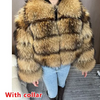 Maomaokong 2025 Natural Real Fox Fur Coat Women Winter Warm Luxury Fur Jacket Detachable Long Sleeves Female Vest Furry Coats