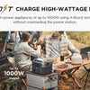 ECOFLOW Portable Power Station RIVER 2 Max, 499Wh/512Wh LiFePO4 Battery/ 1 Hour Fast Charging, Up To 1000W Output