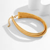 Ingemark Exaggerated Chunky Heavy Metal Twisted Torques Choker Necklace for Women Spiral Big Chain Grunge Jewelry Steampunk Men