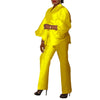 Luxury 2 Pieces Pants Sets for Women Satin Blouse V Neck Full Sleeve & Long Trousers Straight Elegant Ladies Outfits Pants Sets