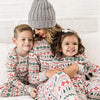 Christmas Family Matching Pajamas Set 2025 Mom Dad Kids Elk Print 2Pcs Clothes Baby Romper Family Look Soft Sleepwear Xmas Gift