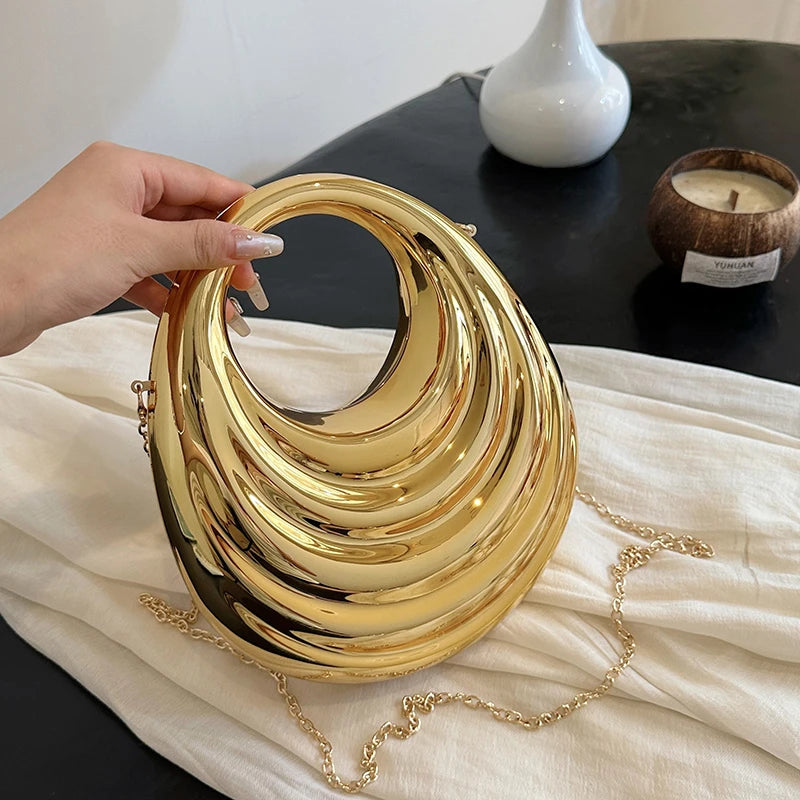 Acrylic Evening Clutch Bag Women Luxury Shoulder Bag Handbag And Crossbody Bags Fashion Party Prom Wedding Shiny Design Purse