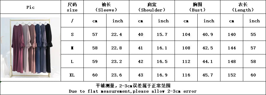 2025 Premium Nida Ruffle Sleeves Women Muslim Dress with Front Zipper Ramadan Abaya Islam Clothing Maxi Dress Female Modest Robe