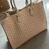 Large-capacity women's bags in Europe and the United States retro shoulder bag classic letters PU commuter handbags women