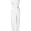 Wmstar Women's Jumpsuits One Piece Outfits Sleeveless Solid Office Lady Summer Sexy Playsuits Overalls Wholesale Dropshipping