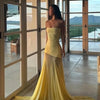 Weird Puss Patchwork See Through Dress Women Elegant Solid Pleated Strapless Sleeveless Backless Slim Banquet Party Vestidos