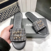 High quality 2025 spring new high-end leather flat slippers with versatile and casual design, high-end temperament, elegant and