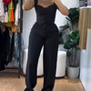 Chic Women Suit Y2k Sexy Two Piece Set Summer Sleeveless Slim Vest And Wide-leg Trouser Sets Elegant Solid Pants Women's Outfit