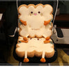 1pc Simulation Bread Toast Cushion Stuffed Memory Foam Pillow Sofa Chair Decor Seat Cushion Cute Student Chair Pad