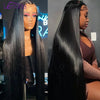 250 Density 13x6 HD Lace Frontal Wig Invisible Real HD Lace 13x4 Full Frontal Lace Wig Straight Pre Plucked Virgin Human Hair