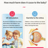 2024 Fashion Brand Children's Color Sunglasses Anti UV Baby Sunshade Anti Blue Light Glasses Girl and Boy Sunglasses UV400