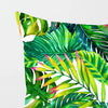 45cm Cushion Case Removable Polyester Green Plant Print Pillowcase Tropical Leaf Cactus Monstera Throw Cushion Cover Home Decor