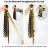 Synthetic Bulk hair for Braiding Wet and Wavy Micro Braiding No Weft Faux Deep Wave Braiding Hair Extensions for Box Boho Braids