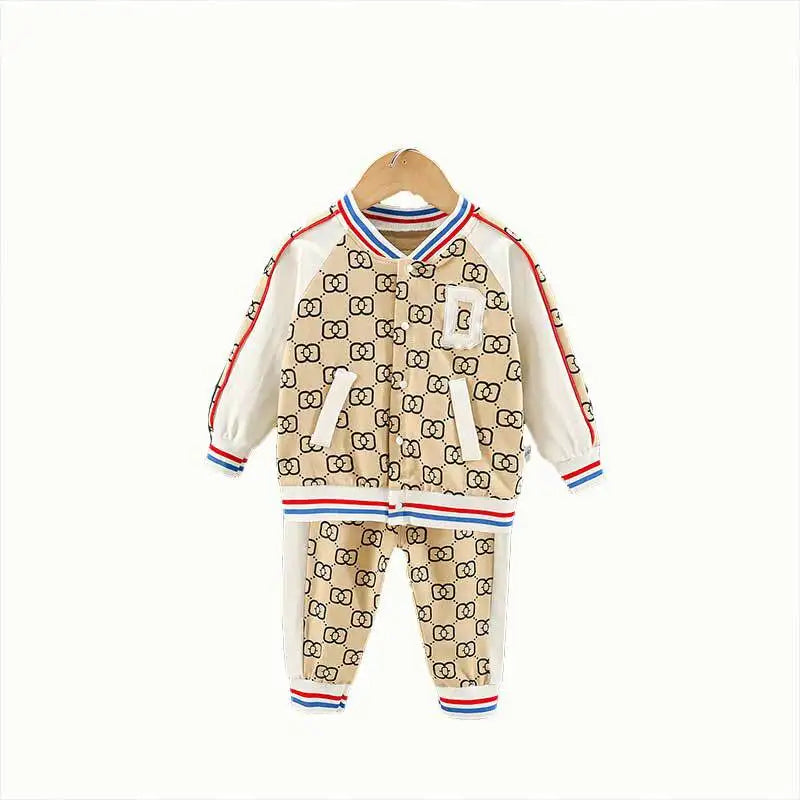 Baby Boys Clothes Sets Spring Autumn Toddler Fashion Cotton Coats Pants 2pcs Tracksuits For Bebe Infants Sports Suits Outfits 2Y