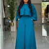 Spring Clothes for Women 2 Piece Sets Women Outfit Lantern Sleeves Suit with Wide Pants and Top High Street Ladies Elegant Sets