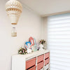 Rattan Hot Air Balloon Decor Hand-woven Wall Hanging Decor Handmade Nordic Photograph Prop for Kids Room Kindergarten Nursery