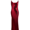 Oligai Elegant Satin Backless Maxi Dress For Women Gown Summer Spaghetti Strap Sleeveless Party Long Dress Vestido Robe Femmes
