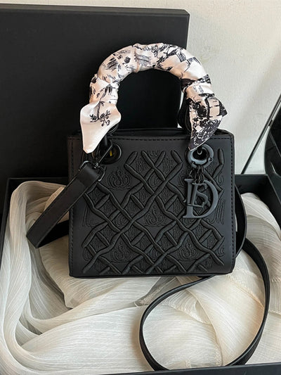 Small And Niche High-End Daifei Handbag For Women 2024 Fashionable New Diamond Grid Handbag, Single Shoulder Crossbody Bag, Chri