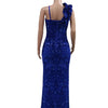 New Sexy Slit Leg Padded Long Cocktail Prom Dress Women‘s Luxury Sequin Strap Evening Party Wedding Gown Birthday Night Vestidos