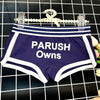 NEW Custom Underwear Girls Cotton Boyshorts Female Underwear Girls Gift Ladies Personalized Boxer Panties Breathable Women's