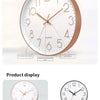 8 Inch Mute Wall Clock Simple Digital Wall Clock Home Decorations Cubic Digital Clock Quartz Wall Clock