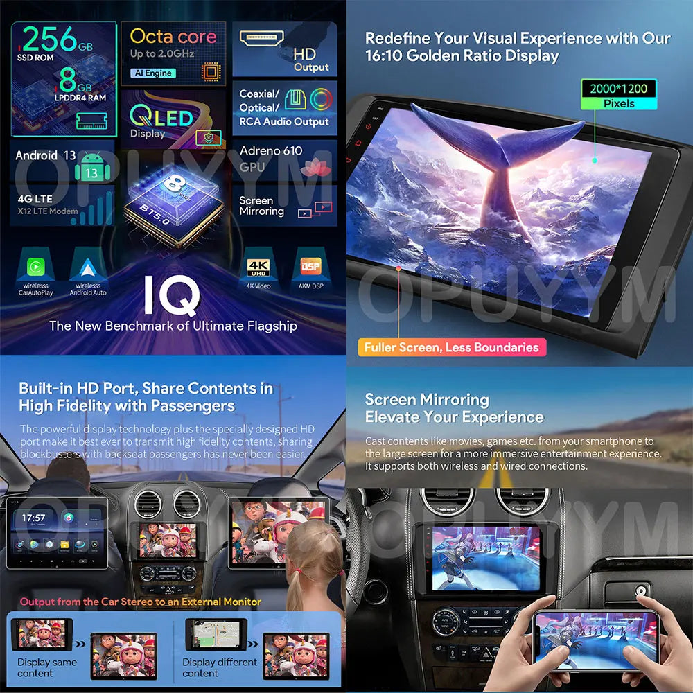 Android 14 Carplay Auto WIFI+4G Car Radio For Peugeot 308 T9 308S 2013 - 2017 Multimedia GPS Player Stereo 2din DSP Head Unit
