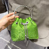 Handle Rhinestones Evening clutch Bag Purses and handbag luxury Designer shoulder bag Shiny Crystal Clutch purse bucket bag