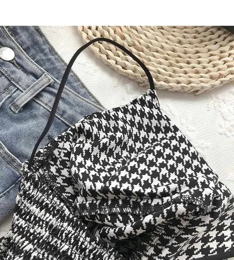 Crop Top Women Sexy Wireless Push Up Padded Tank Top Slim Was Thin Sports Summer Camisole 2023 New