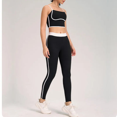 2PCS Sportswear Women Yoga Set Gym Sportswear Fitness Legging Tracksuits Sports Bra Gym Pant Active Wear Suits