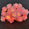 Rose LED Flower String Lights Garland Fairy Lights Romantic Lamp 3M 20LEDs For Wedding Valentines Day Christmas Party Decoration