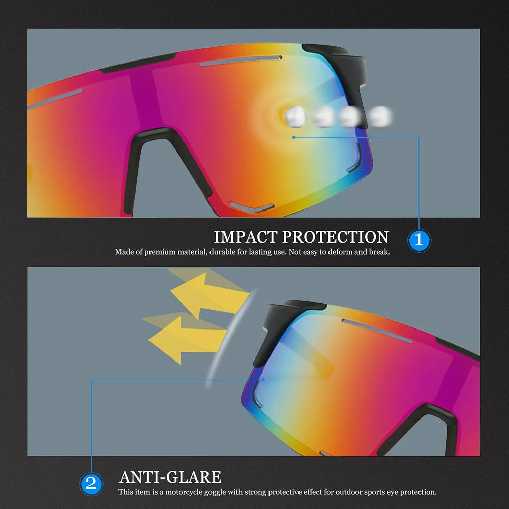 Fashionable Cycling Eyewear Sports Sunglasses For Men Women Cycling Glasses MTB Glasses Road Riding Bike Sunglasses Goggles