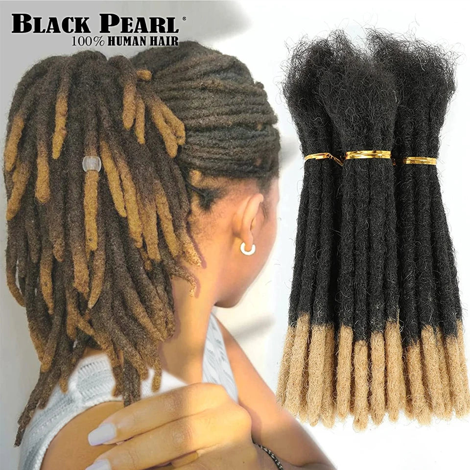Human Hair Dreadlocks Loc Extensions Kinky Straight 100% Human Hair Dreadlocks Extensions 100% Human Hair Dreadlock Extensions