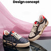 Women's Shoes Luxury Brand Flat Casual Shoes Letter Printed Breathable Comfortable Fashion Woven Sneakers
