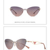 GCV Brand new Women 2 In 1 Polarized Sunglasses Anti blue light glasses butterfly frame multifunctional Medical applicability