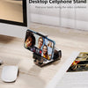Airplane Phone Holder Stand Cell Mobile Portable Travel Mount Desk Flight Foldable Rotatable Selfie Holding Train Seat Support