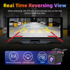 Develuck 10.26" Car DVR 350° Adjustable Carplay Android Auto Dash cam 4K Front&1080P Rear Camera Voice Control WIFI Dual lens FM