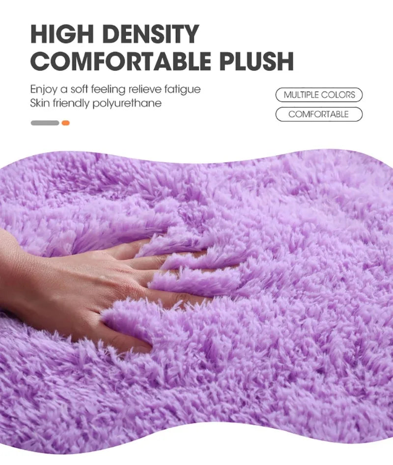 3PCS/set Solid Color Home Carpets Toilet Lid Cover Rugs Kit Non-slip Foot Mat for Bathroom Floor Bath Rug Foot Mat