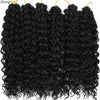 Beach Curl Crochet Hair Gogo Curl Crochet Hair 18 Inch Ombre Brown Blonde Bug Ginger T30 Synthetic Deep Wave Twist Crochet Braid