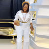 MD New African Women Long Jumpsuit 2023 Spring Summer Wedding Party Rompers Pants Set Dubai Turkey Ladies Dashiki Ankara Outfit