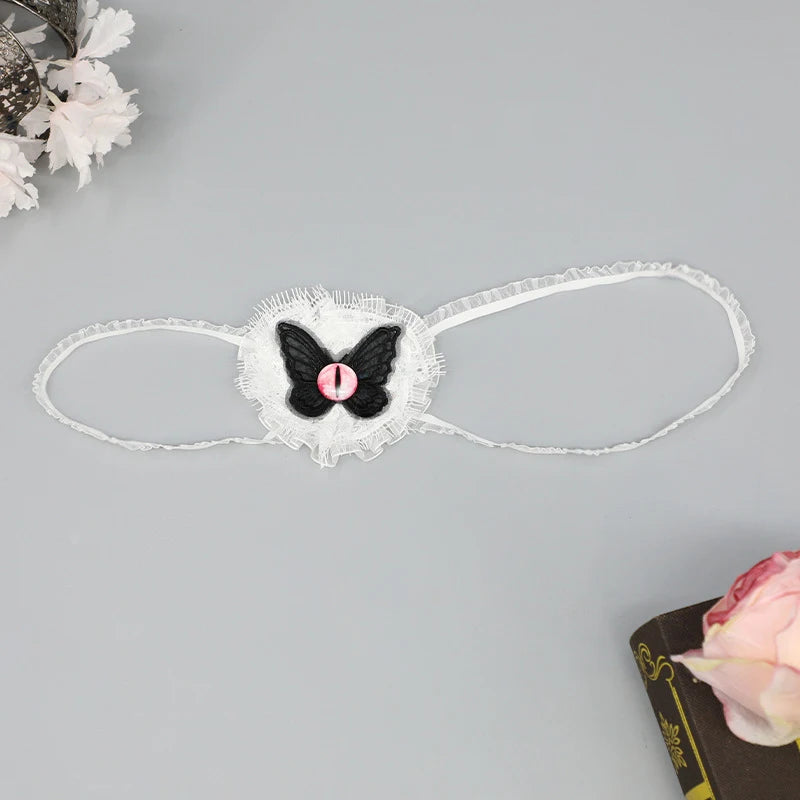 Lolita Gothic One Eye Mask Cosplay Anime Halloween Party Costumes Prop Fancy Dress Christmas Lady Girls Heart Eyewear Xmas Gifts